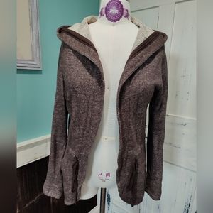 Relativily Knit Sweater with hood, size L